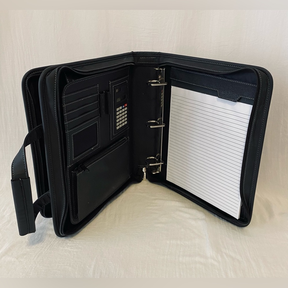 Bugatti Black Briefcase with Top Handles